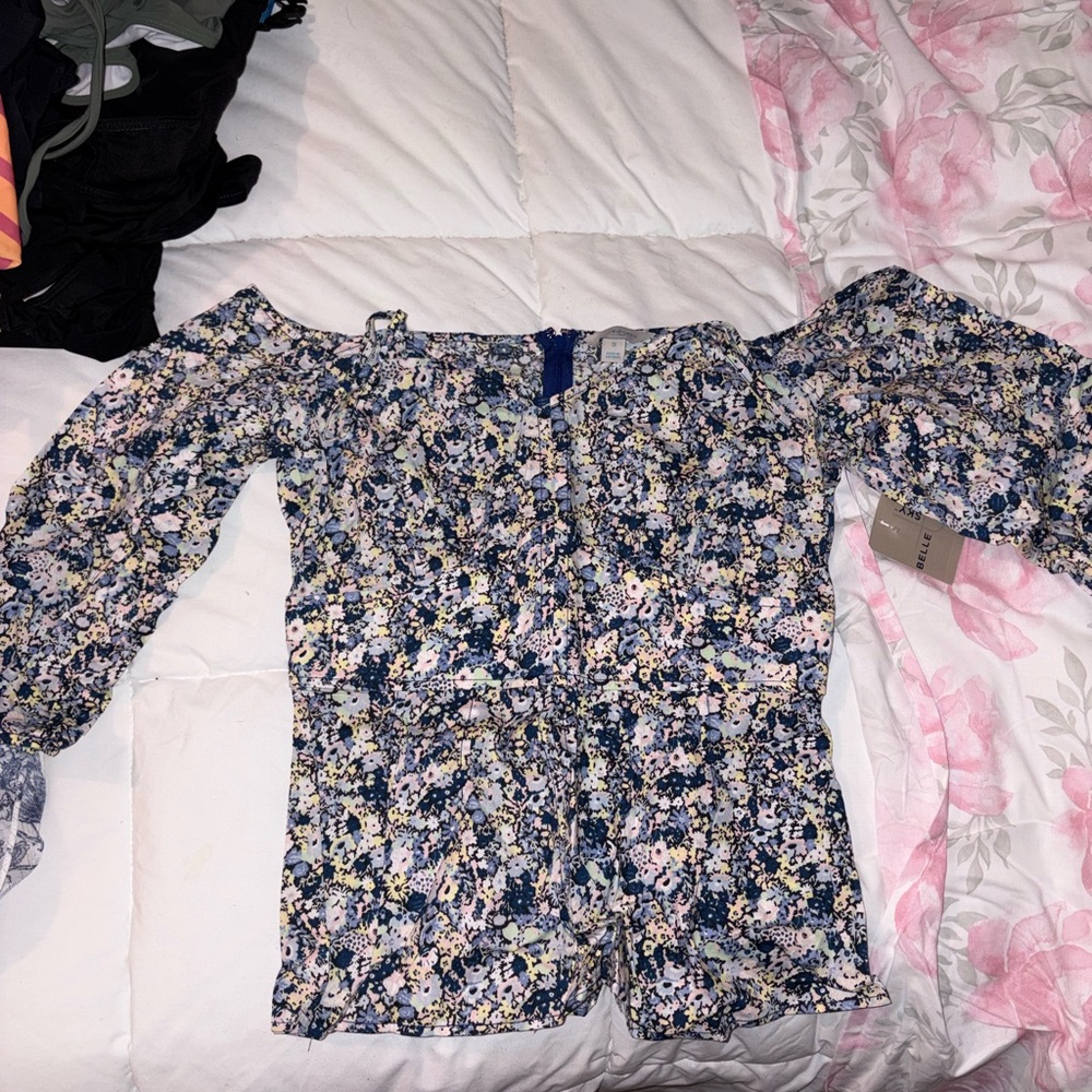 Floral Off-Shoulder Women's Top